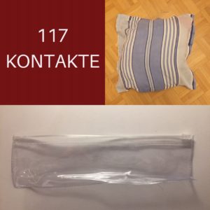 Kristina Kral Minimalismus #140 Plastikhülle Sofakissen 117 Kontakte