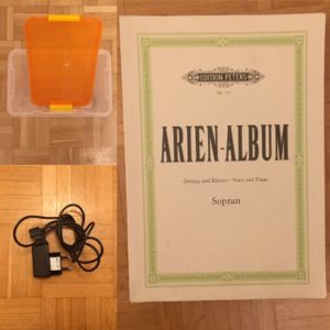Kristina Kral #205 Arien Album, Aufbewahrungsbox, Pedal